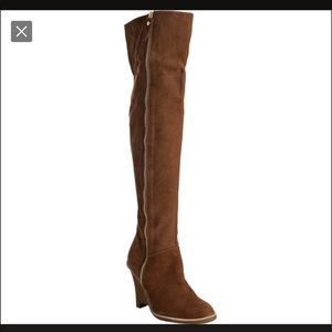 Stuart Weitzman Suede Leather High Tan Boots 10